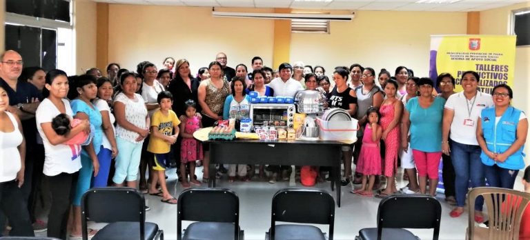 Piuranas hacen frente a la violencia con talleres productivos