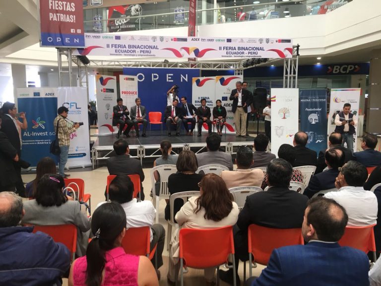 50 empresas de Perú y Ecuador participarán en ‘Feria Binacional’