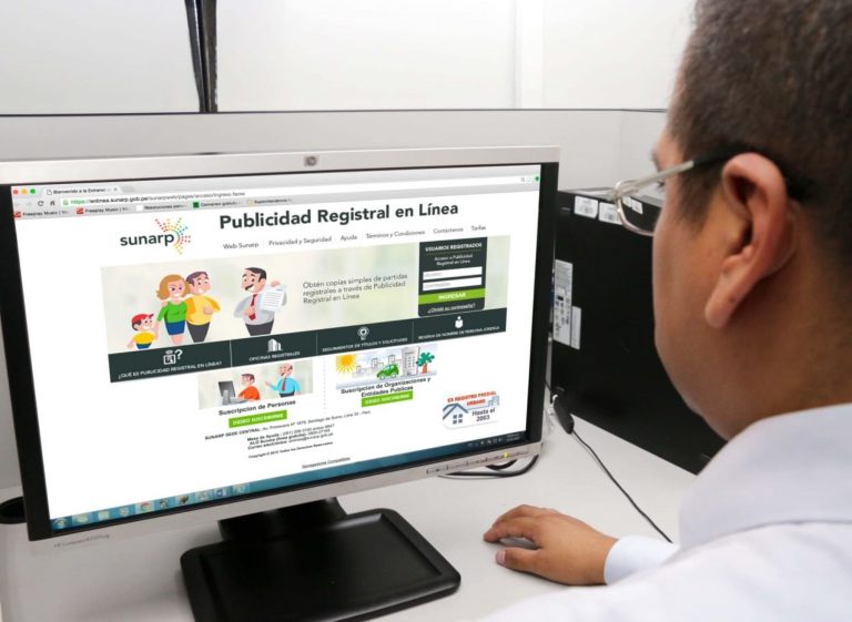 Sunarp emite cerca de 3,000 certificados de manera virtual