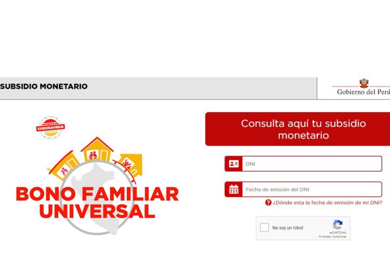 Bono Universal: los medios virtuales de pago para evitar colas y posible contagio