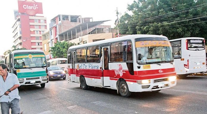 TRANSPORTE PÚBLICO, PIURA. SUBSIDIO