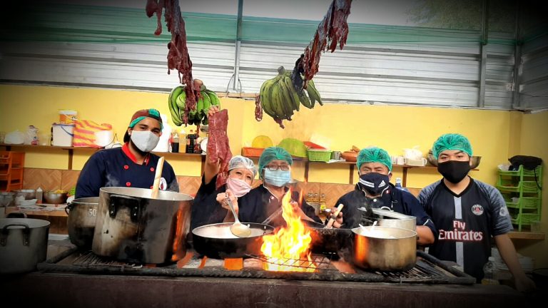 El rinconcito gastronómico a base de leña