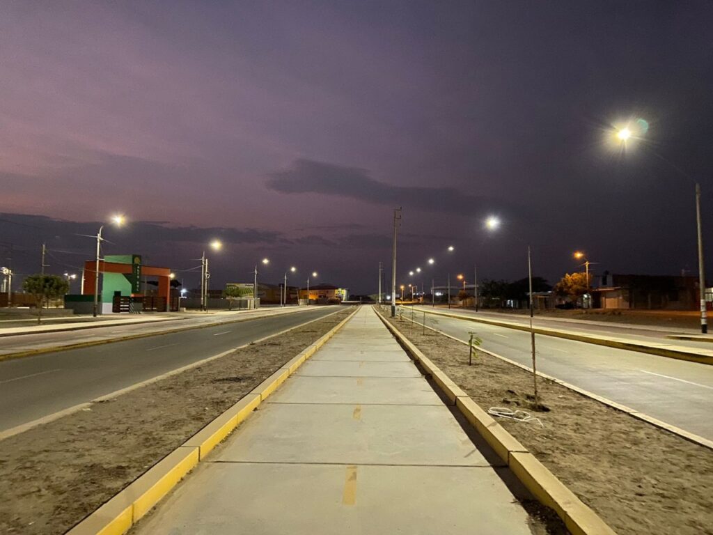 Piura: Familias del A.H. Ollanta Humala se benefician con áreas verdes e iluminación LED