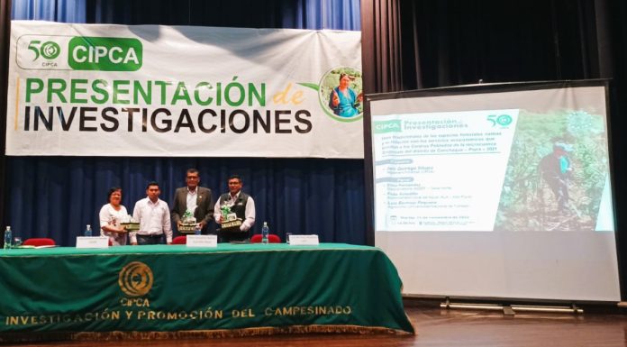 CIPCA presenta investigación sobre el uso flora nativa en el distrito de Canchaque