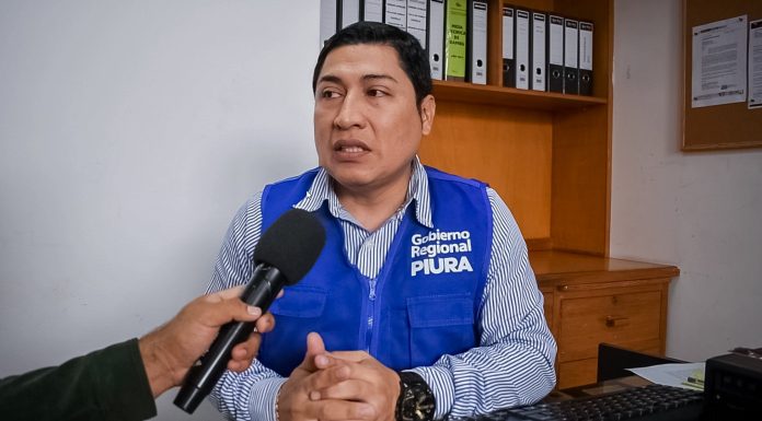 Gerardo Gonzales Arévalo, subdirector de la Dirección Regional de Vivienda, Construcción y Saneamiento de Piura.