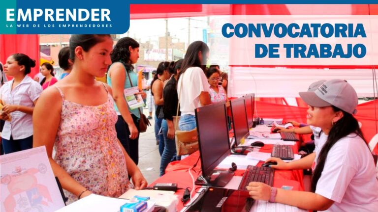 Convocatoria de trabajo noviembre 2023: ¿Cómo acceder a vacantes con sueldos de hasta S/13 mil?