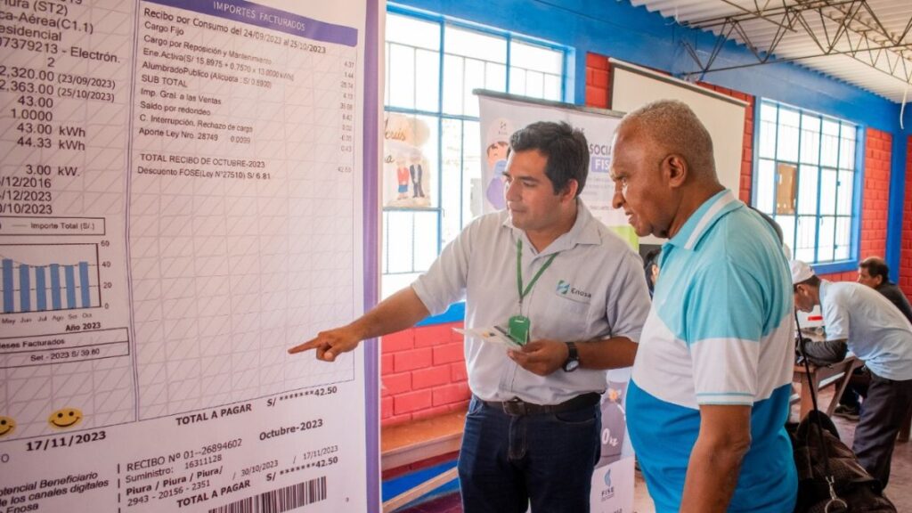 Enosa Móvil atendió a clientes del A.H. El Indio