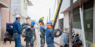 Enosa retira más de 80 kg de cable clandestino para prevenir accidentes eléctricos