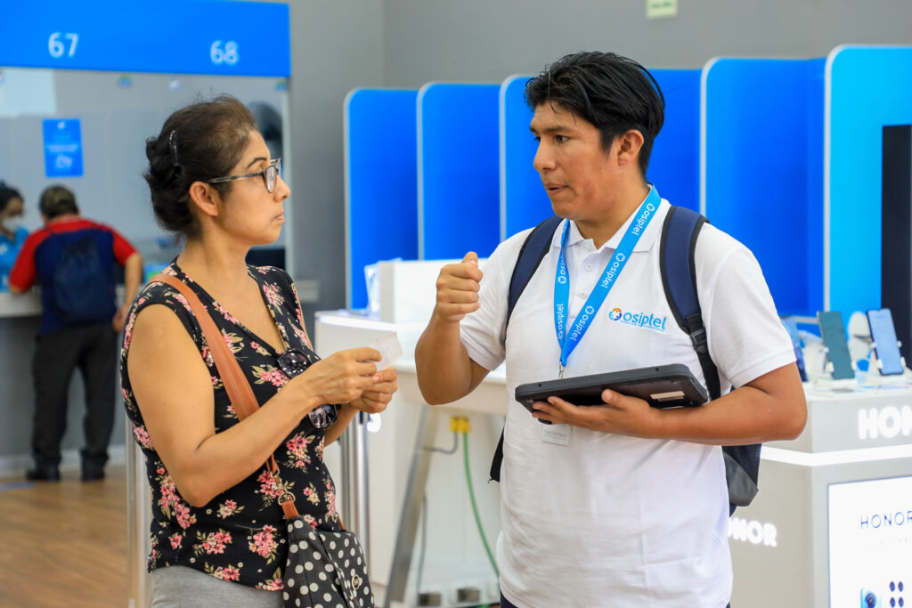 OSIPTEL atendió a más de 31 000 usuarios a través de monitoreos en los centros de atención de empresas operadoras durante 2023 OSIPTEL atendió a más de 31 000 usuarios a través de monitoreos en los centros de atención de empresas operadoras durante 2023