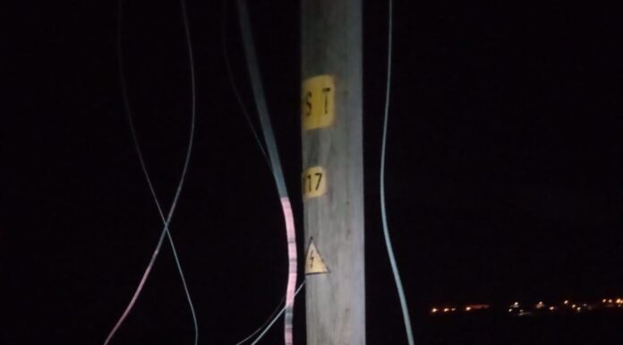 Comunidad de Cabo Blanco afectada por hurto de cable eléctrico