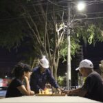 Enosa instala luminarias LED en la Plaza de Ajedrez “Vicente Flores” de Talara