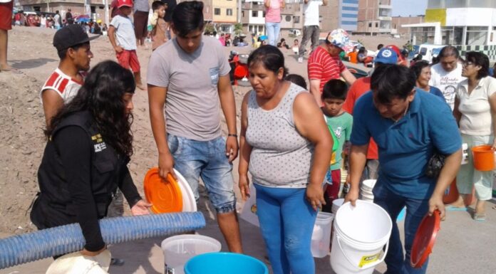 Solo 1 de cada 6 piuranos accede al servicio de agua durante las 24 horas del día