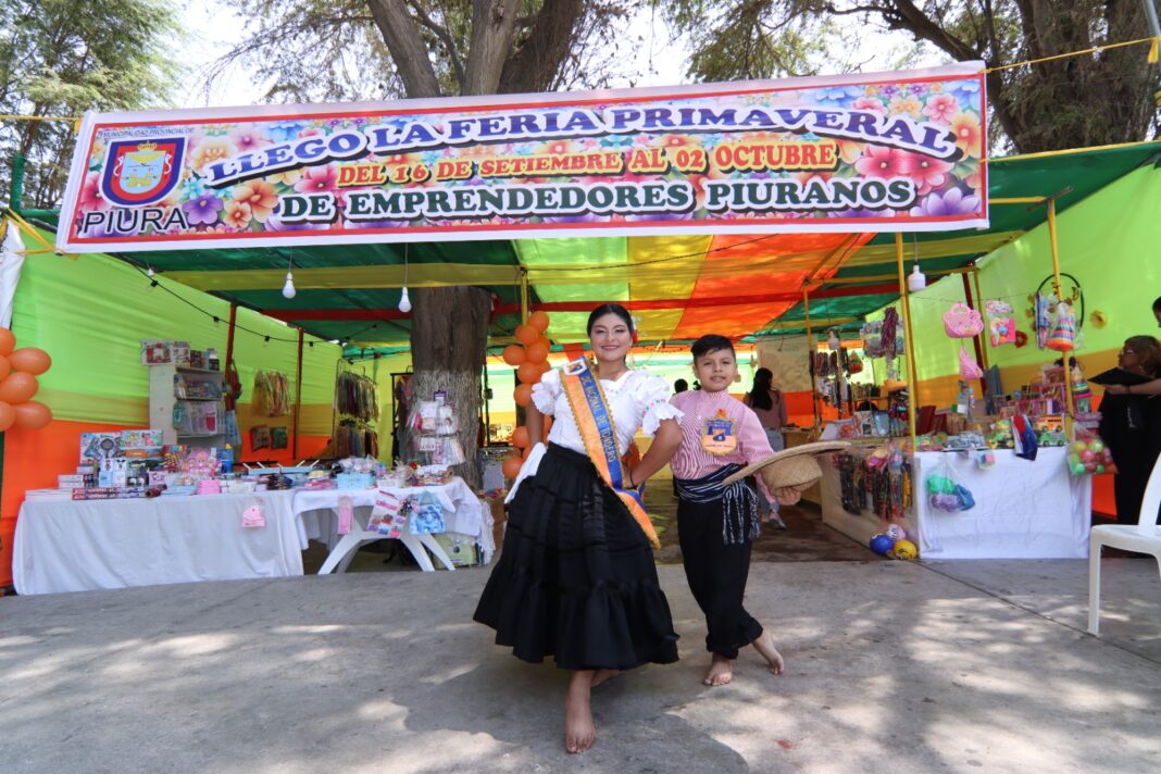 Realiza Feria Primaveral en el Parque Infantil para impulsar los emprendimientos piuranos