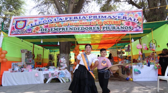 Realiza Feria Primaveral en el Parque Infantil para impulsar los emprendimientos piuranos