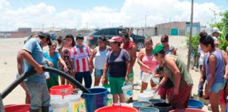 Solo el 13.4% de la población de Piura cuenta con acceso al servicio de agua por red pública las 24 horas del día