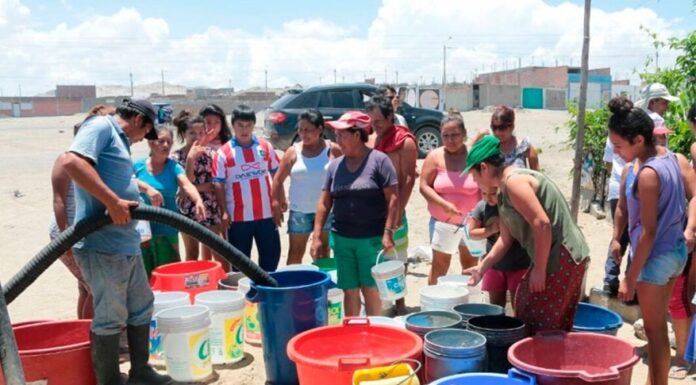 Solo el 13.4% de la población de Piura cuenta con acceso al servicio de agua por red pública las 24 horas del día