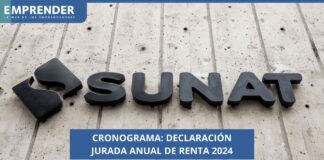 Sunat: conoce aquí el cronograma para presentar la declaración jurada anual de Renta 2024