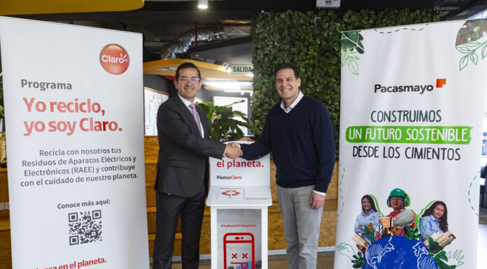 Cementos Pacasmayo y Claro se unen para promover el reciclaje de Residuos de Aparatos Eléctricos y Electrónicos (RAEE)