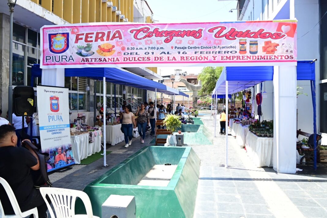 Piura promueve el talento local con la feria “Corazones Unidos”