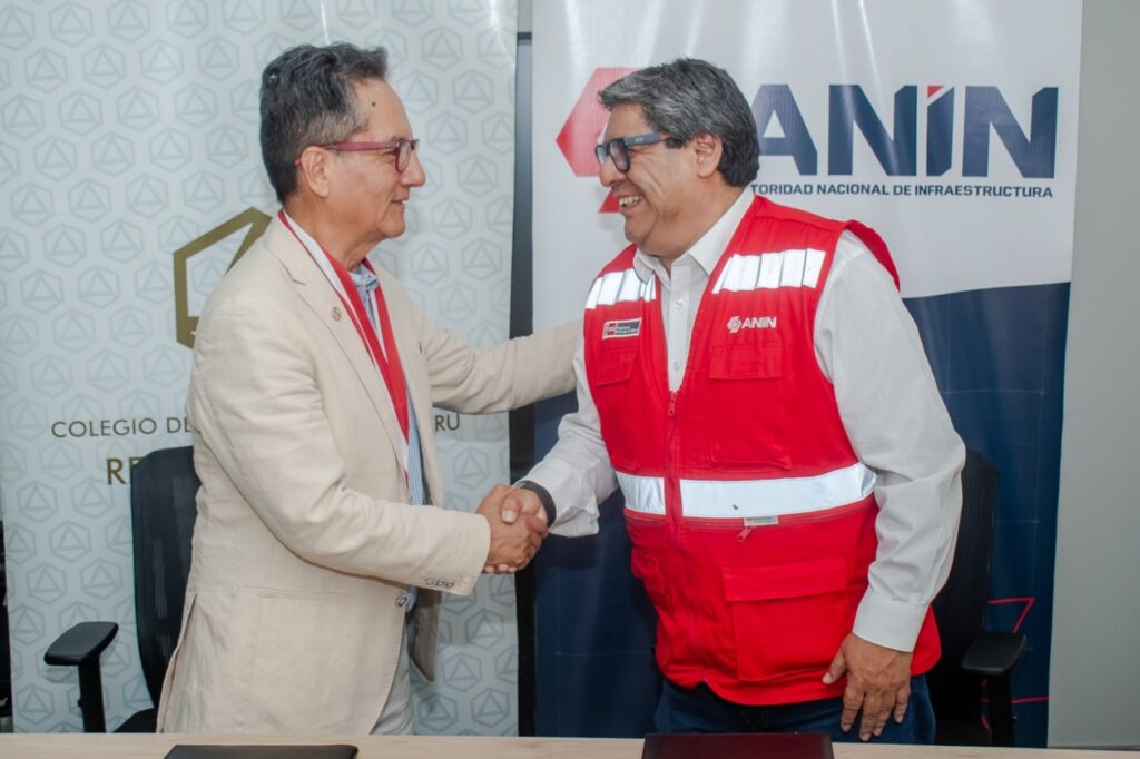 Colegio de Arquitectos de Piura y ANIN firman convenio para fortalecer proyectos estratégicos en la región