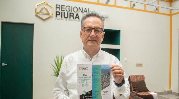 Colegio de Arquitectos de Piura invita a la ciudadanía a participar del foro “Habilitaciones y suelo urbano para el desarrollo de la metrópoli de Piura”