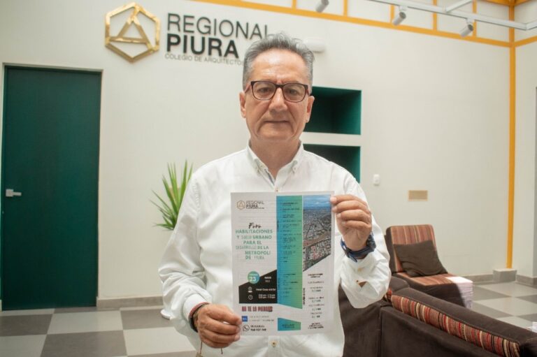 Colegio de Arquitectos de Piura invita a la ciudadanía a participar del foro “Habilitaciones y suelo urbano para el desarrollo de la metrópoli de Piura”