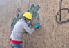 Ministerio de Cultura culmina labores de restauración en muros afectados por grafitis en Chan Chan