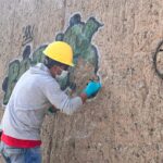Ministerio de Cultura culmina labores de restauración en muros afectados por grafitis en Chan Chan