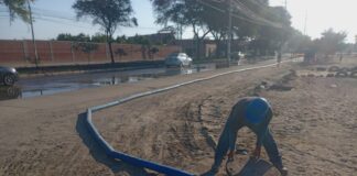 EPS Grau continúa con trabajos de rehabilitación del alcantarillado en Parque Centenario