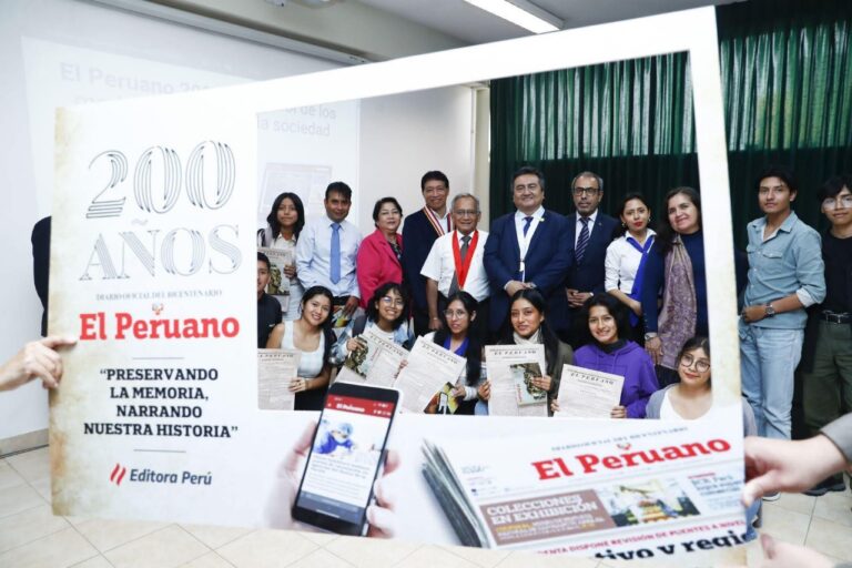 Diario El Peruano celebra su Bicentenario en Piura con exposición histórica y conversatorio académico