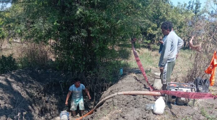 EPS Grau ejecuta reparación de línea de impulsión en Morropón