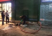 EPS Grau apoya con hidrojet en aniegos del Mercado Modelo-Incidencia corresponde a una infraestructura que no es propiedad de EPS Grau