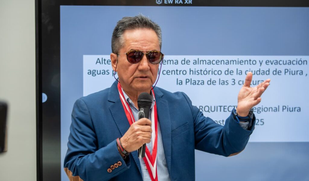 Colegio de Arquitectos de Piura presenta una alternativa a construcción de tanque de tormentas en la Plaza Tres Culturas