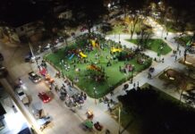 Enosa y Municipalidad de Castilla iluminan parque Don Bosco