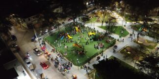 Enosa y Municipalidad de Castilla iluminan parque Don Bosco