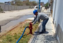 EPS Grau realizará limpieza de purgas de grifos contraincendios en la Urb. Santa Margarita, Piura EPS Grau realizará limpieza de purgas de grifos contraincendios en la Urb. Santa Margarita, Piura