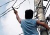 Detienen a persona por realizar conexiones eléctricas clandestinas en Tumbes