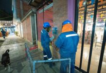 Operativos nocturnos contra hurto de energía en Santa Margarita y AV. Santa Rosa