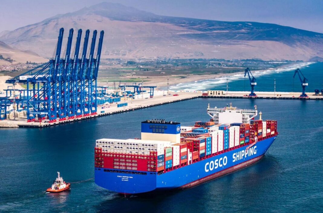Puerto de Chancay supera las expectativas y moviliza más de 286 mil TEU en su primer año de operaciones