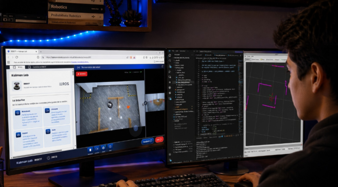Startup peruana permite controlar robots desde la PC con laboratorios remotos para enseñar robótica