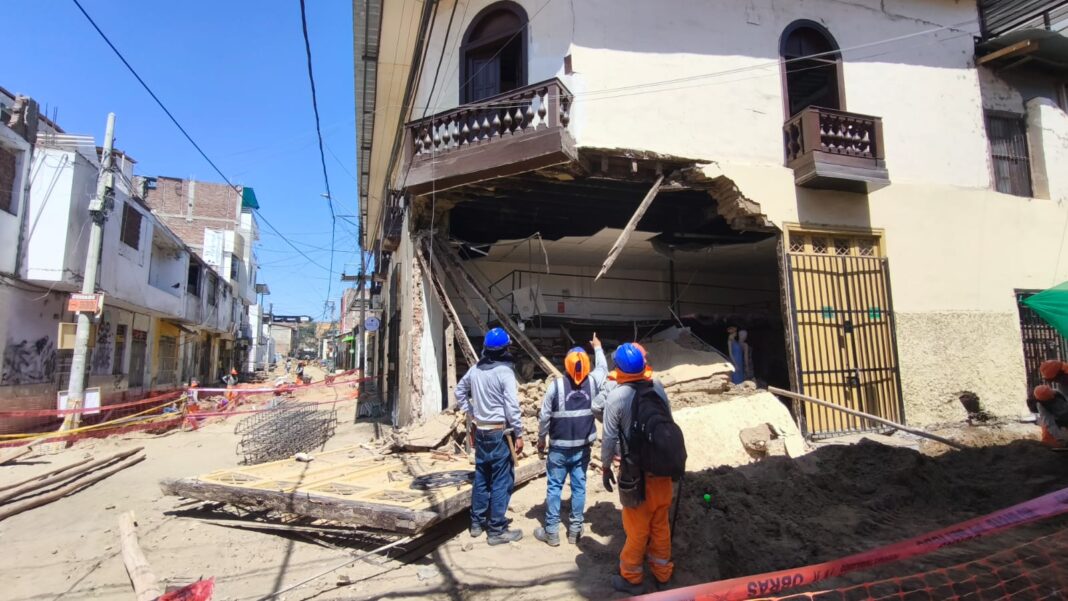Piura: Ministerio de Cultura realizó supervisión inmediata tras colapso parcial de casona histórica