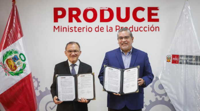PRODUCE y CONCYTEC impulsarán proyectos tecnológicos para mejorar la competitividad de las MYPE PRODUCE y CONCYTEC firman convenio para impulsar la innovación y la transferencia tecnológica en el Perú
